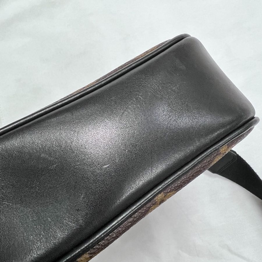 Louis Vuitton LV M56717 District PM Monogram Macassar 郵差包 斜揹 老花 棕色-3