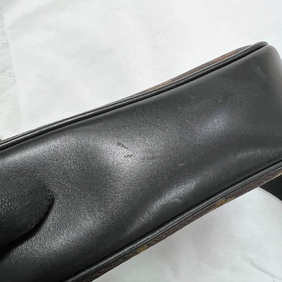 Louis Vuitton LV M56717 District PM Monogram Macassar 郵差包 斜揹 老花 棕色-4