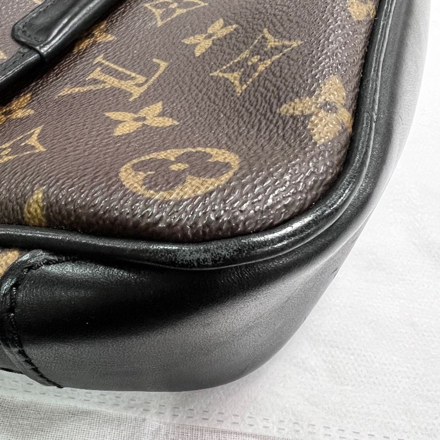 Louis Vuitton LV M56717 District PM Monogram Macassar 郵差包 斜揹 老花 棕色-6