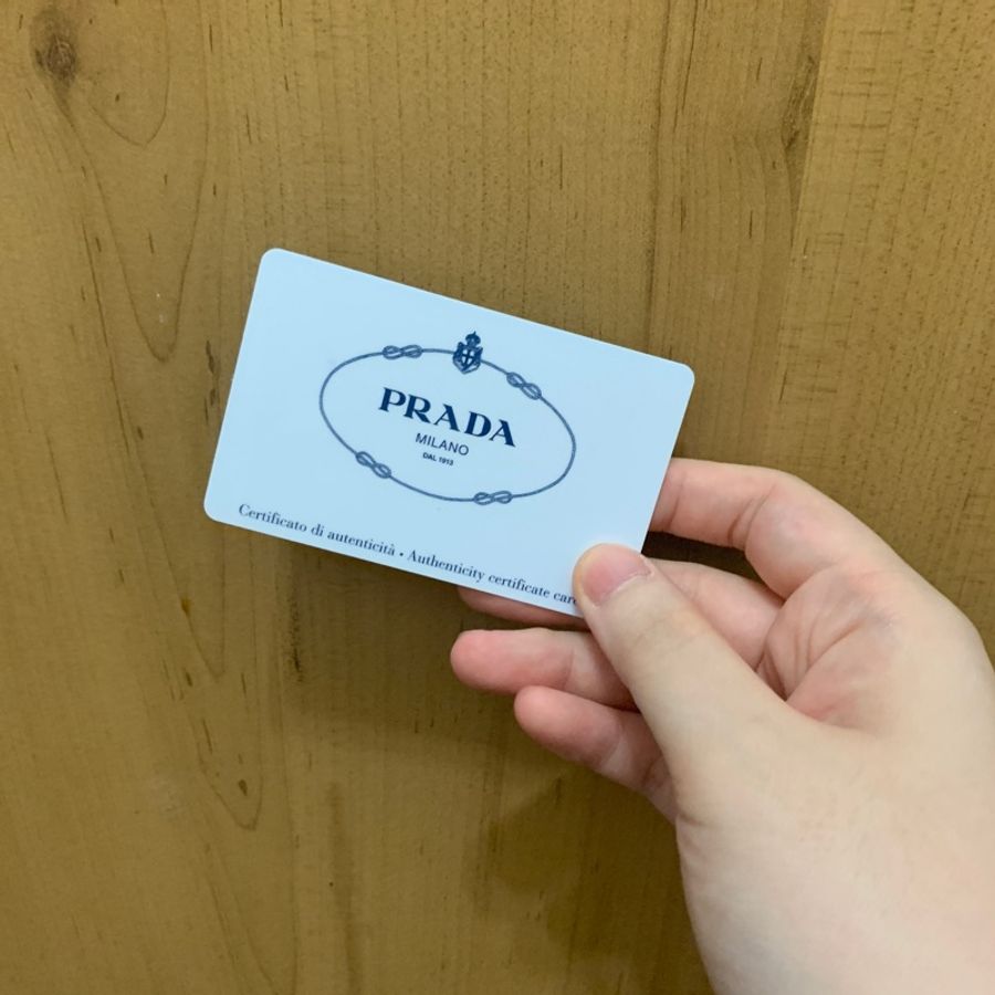 Prada vintage 霧霾藍豬鼻子包包-15