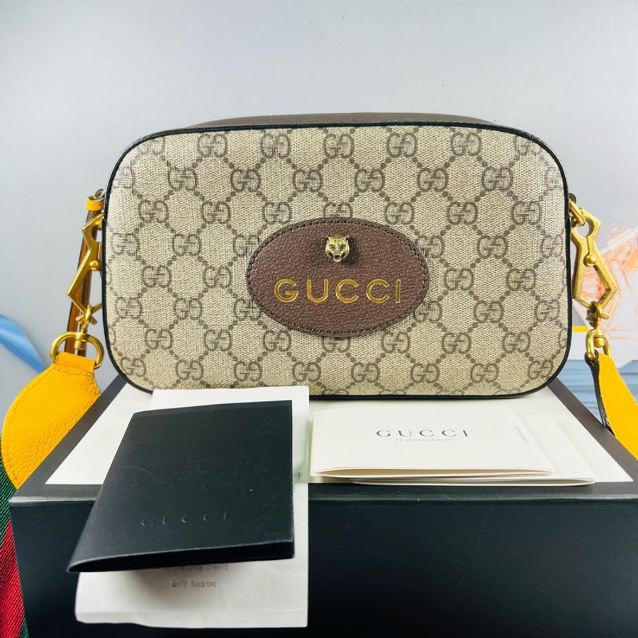Gucci虎頭相機包-0