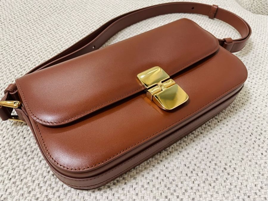 A.P.C. Grace Baguette Bag - Cad Noisette 法棍包焦糖色-1