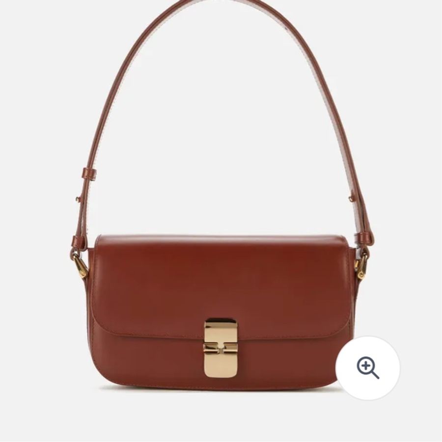 A.P.C. Grace Baguette Bag - Cad Noisette 法棍包焦糖色-5
