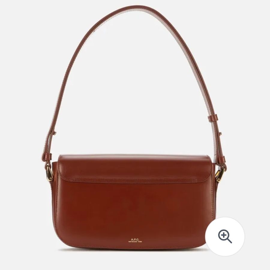 A.P.C. Grace Baguette Bag - Cad Noisette 法棍包焦糖色-9