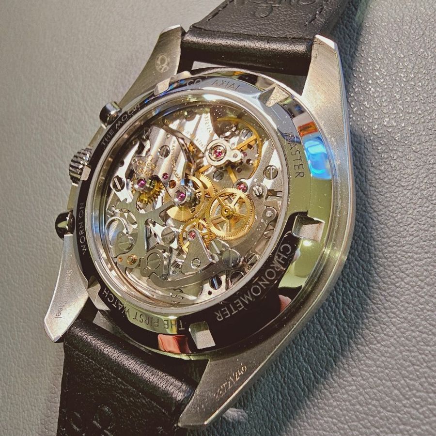 Omega moon watch 超霸登月(3861透背)皮帶款-3