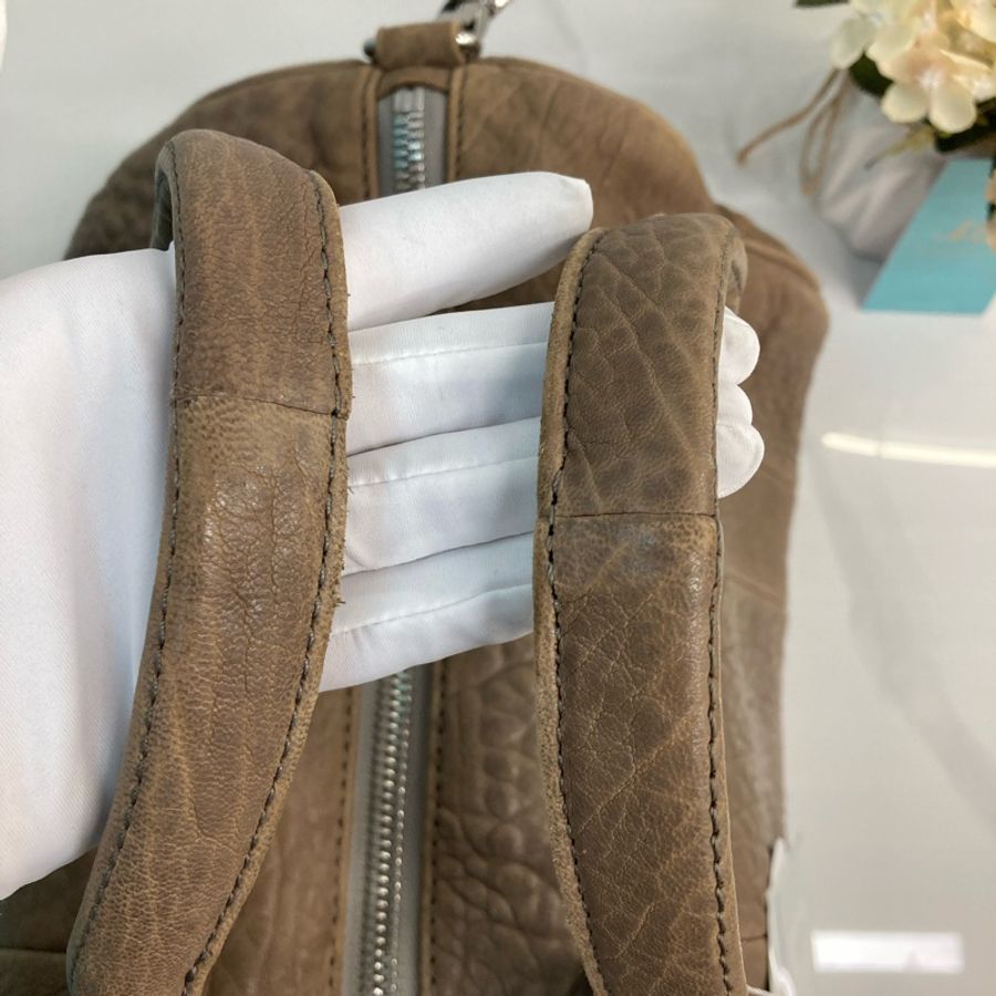 Alexander Wang 亞歷山大王小型鉚釘圓桶包 Rockie Small Grey-10