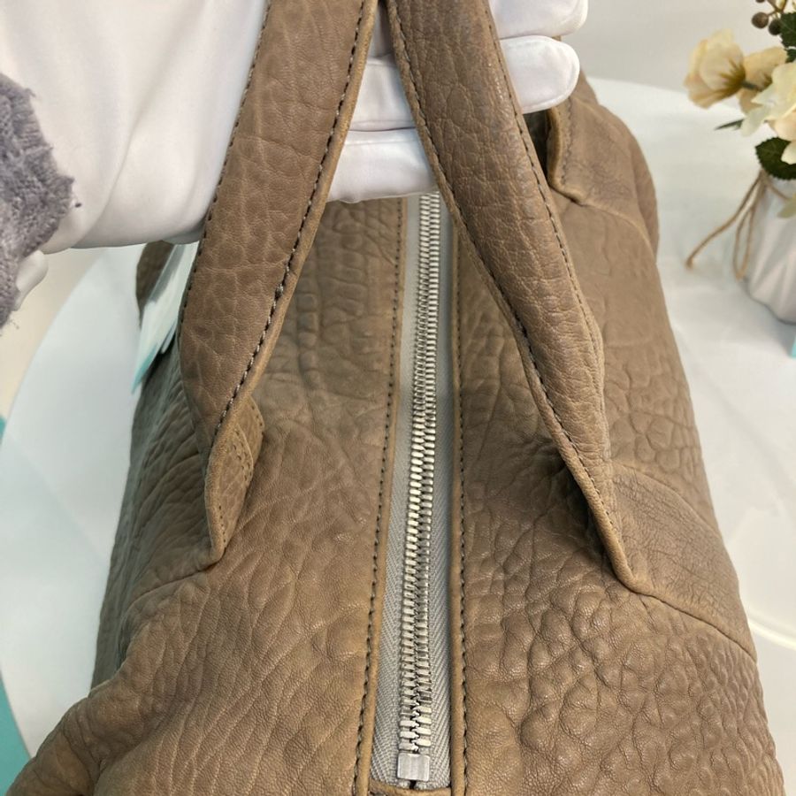 Alexander Wang 亞歷山大王小型鉚釘圓桶包 Rockie Small Grey-11