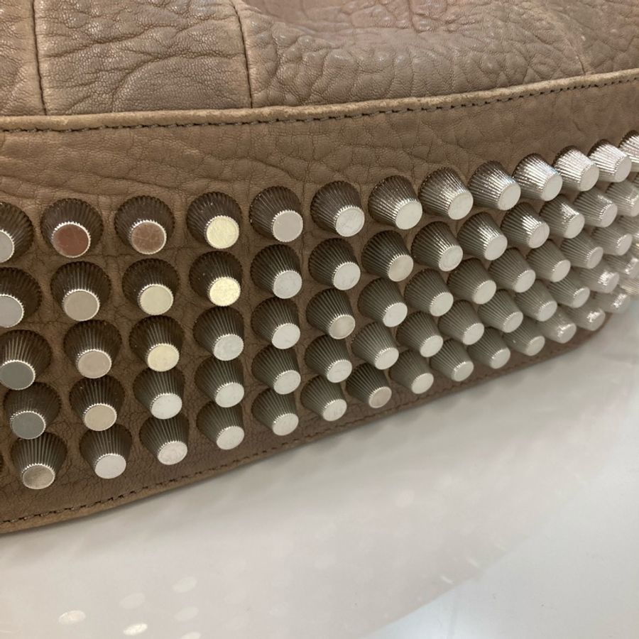 Alexander Wang 亞歷山大王小型鉚釘圓桶包 Rockie Small Grey-20