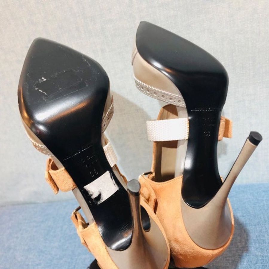 Nicholas Kirkwood 尼可拉斯·科克伍德全新馬臀皮高跟鞋 Scarps Cordovan Heels-6