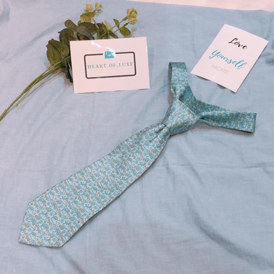 Salvatore Ferragamo 菲拉格慕大象圖案領帶 Elephant Tie-3