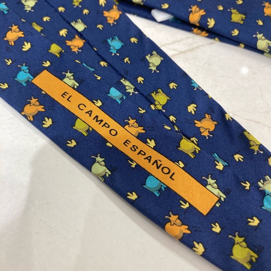 Loewe 羅意威綿羊圖案領帶 Sheep Tie-7