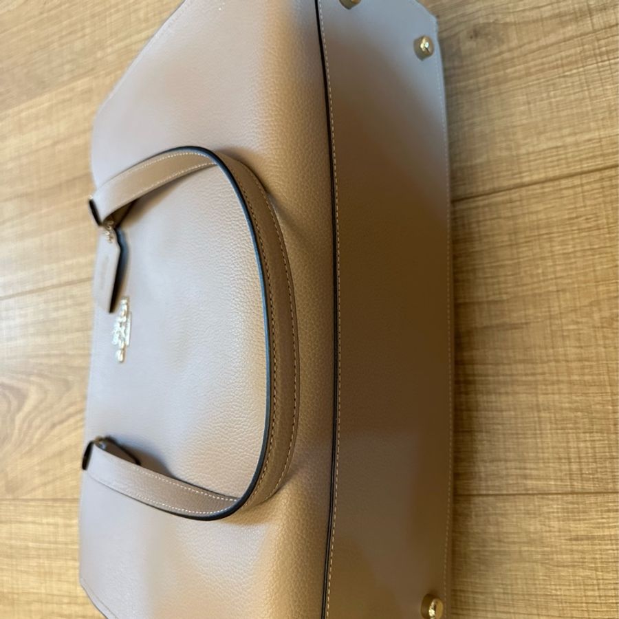全新Coach奶茶色托特包-4
