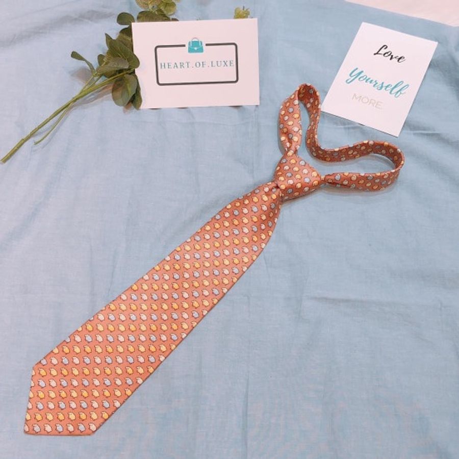 LOEWE 羅意威綿羊圖案領帶SHEEP TIE-4