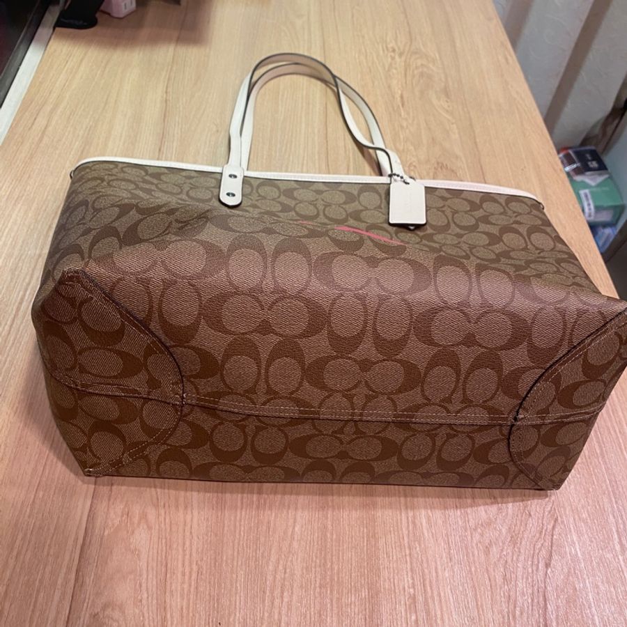 ❤️ 歡慶暑假❤️隨便賣💰 Coach 雙色托特包/電腦包/肩背包/媽媽包/超大容量-13