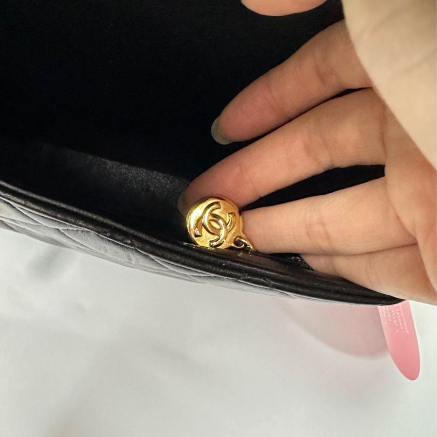 中古Chanel Vintage 雙子星 Double Classic Flap Bag-20
