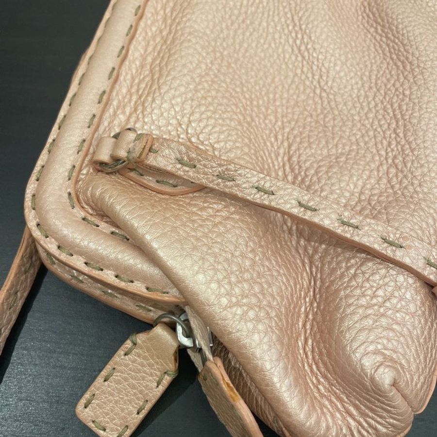 Fendi LEATHER CROSSBODY BAG-11