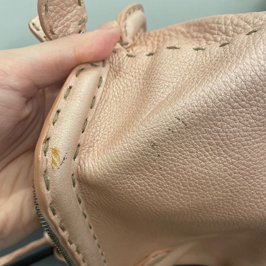 Fendi LEATHER CROSSBODY BAG-12