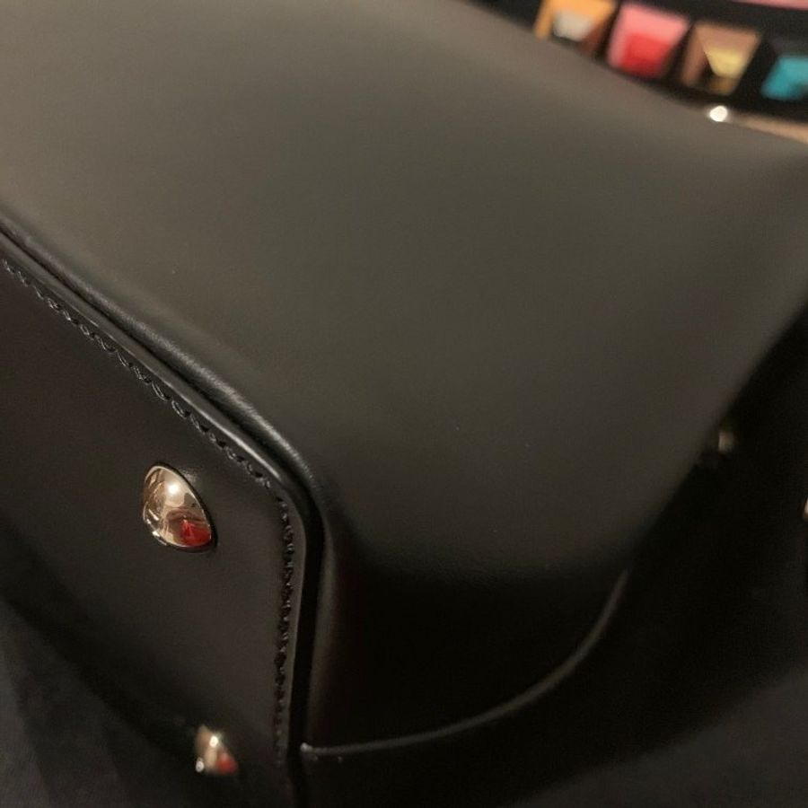 Fendi DOT COM LEATHER CROSSBODY BAG-19