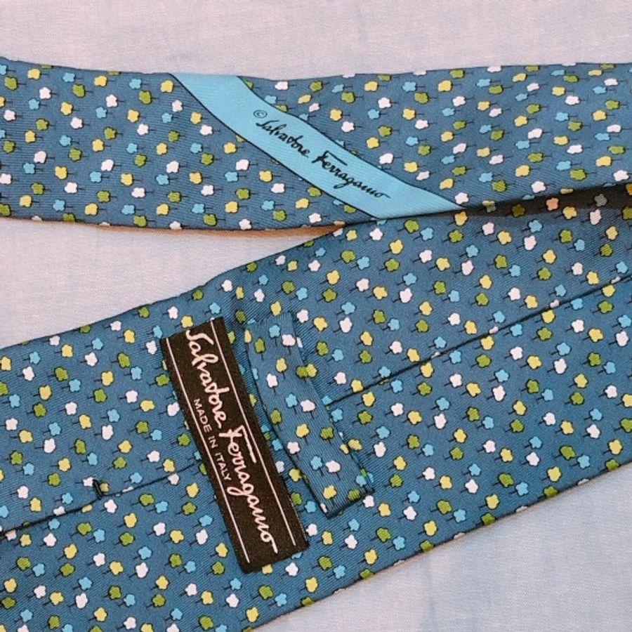 SALVATORE FERRAGAMO TREE TIE 薩爾瓦托勒·菲拉格慕領帶-2