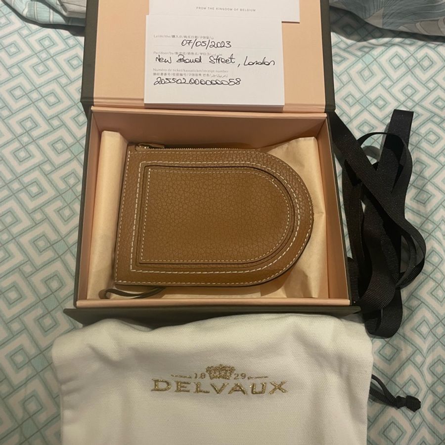 DELVAUX 比利時皇家皮件-手提零錢卡片包-1