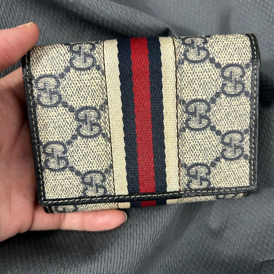 GUCCI 扣式 卡夾 零錢包 名片夾-6