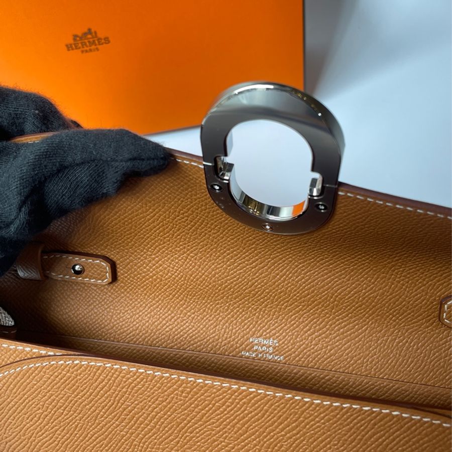 Hermes Maillon to go 豬鼻子 金棕色 B刻-9
