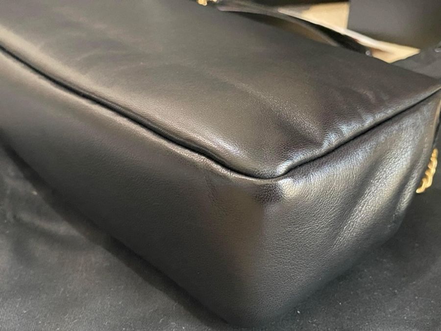 YSL 可滑動雙鍊小羊皮肩包-19