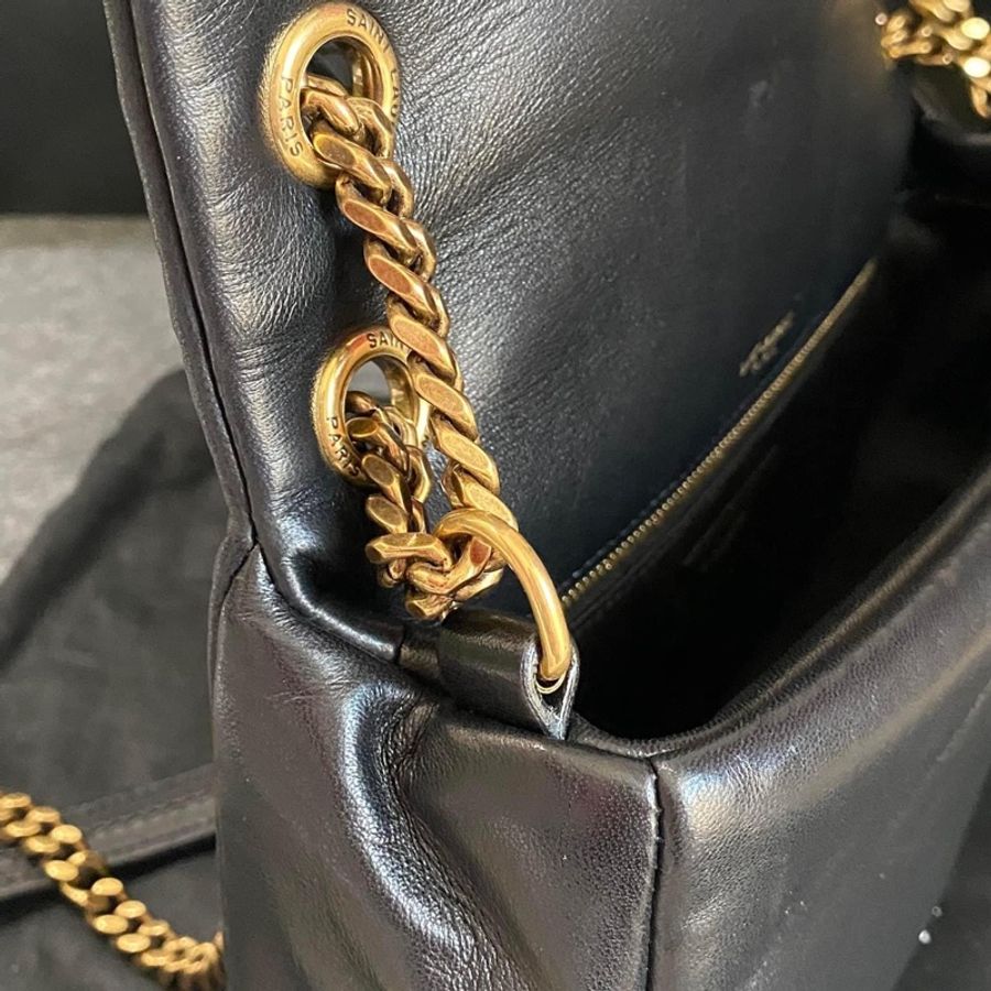 YSL 可滑動雙鍊小羊皮肩包-26
