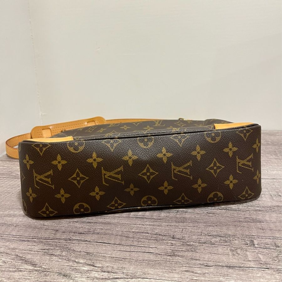 LV 經典老花牛角包-4