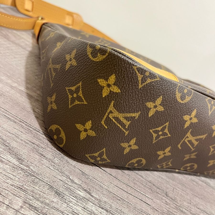 LV 經典老花牛角包-6