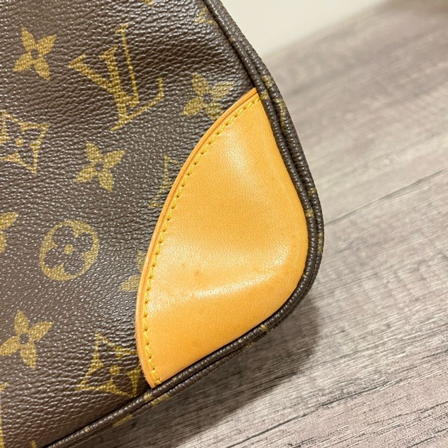 LV 經典老花牛角包-11