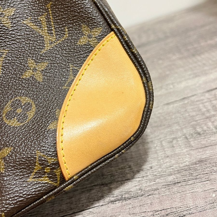 LV 經典老花牛角包-12