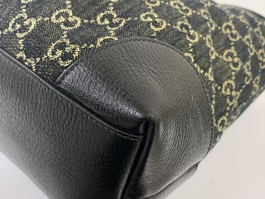 GUCCI 丹寧牛仔托特包-16