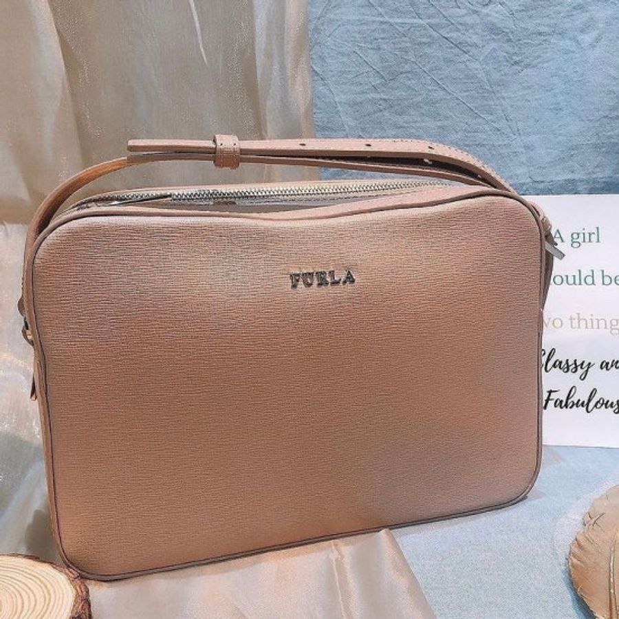 FURLA DOUBLE ZIPPED CROSSBODY CAMERA BAG芙拉雙層相機包-1