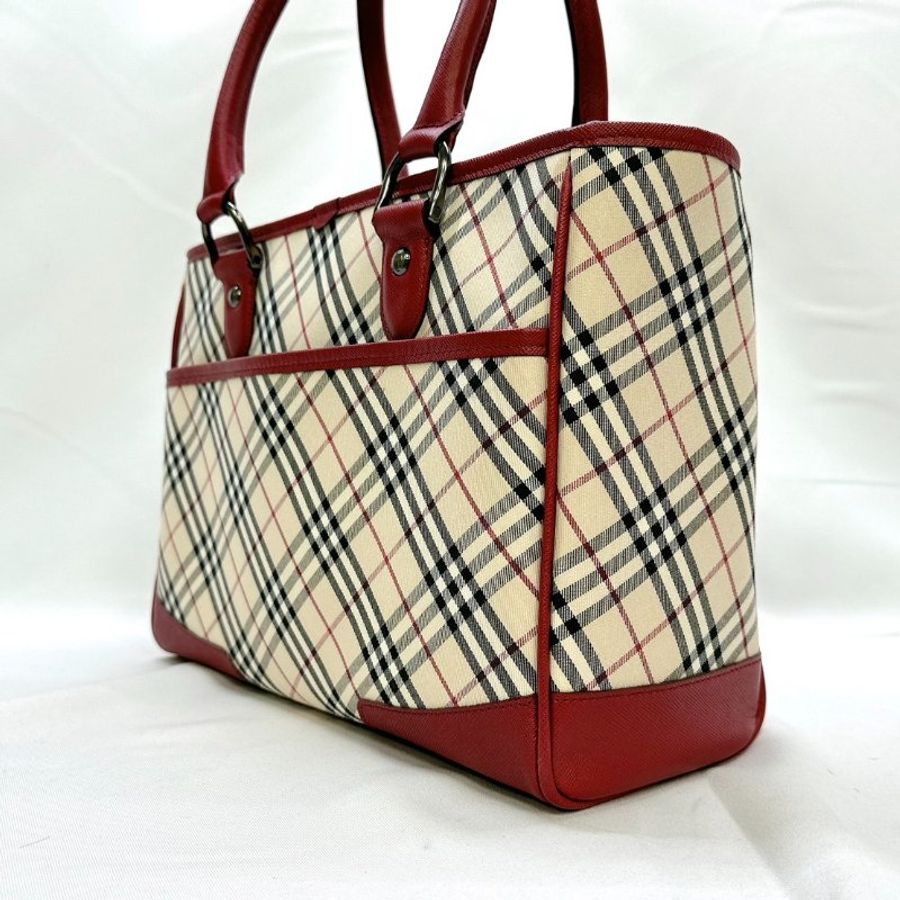 BURBERRY 格紋手提托特包-4