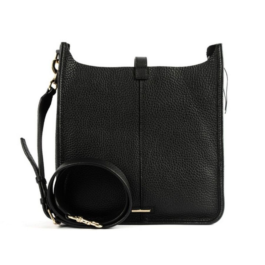 Rebecca Minkoff Unlined Feed Crossbody Bag for Unisex in Black (HS16-IULX62-001)-3