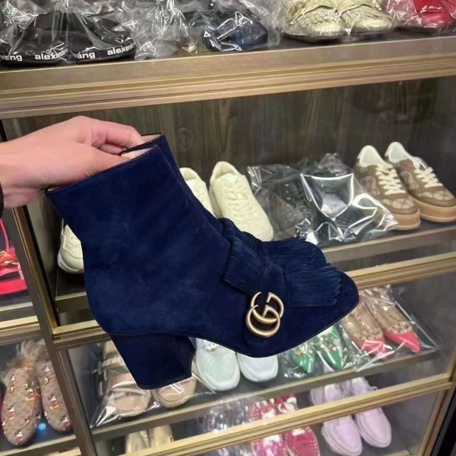 GUCCI短靴 尺寸37.5碼 已貼底-0