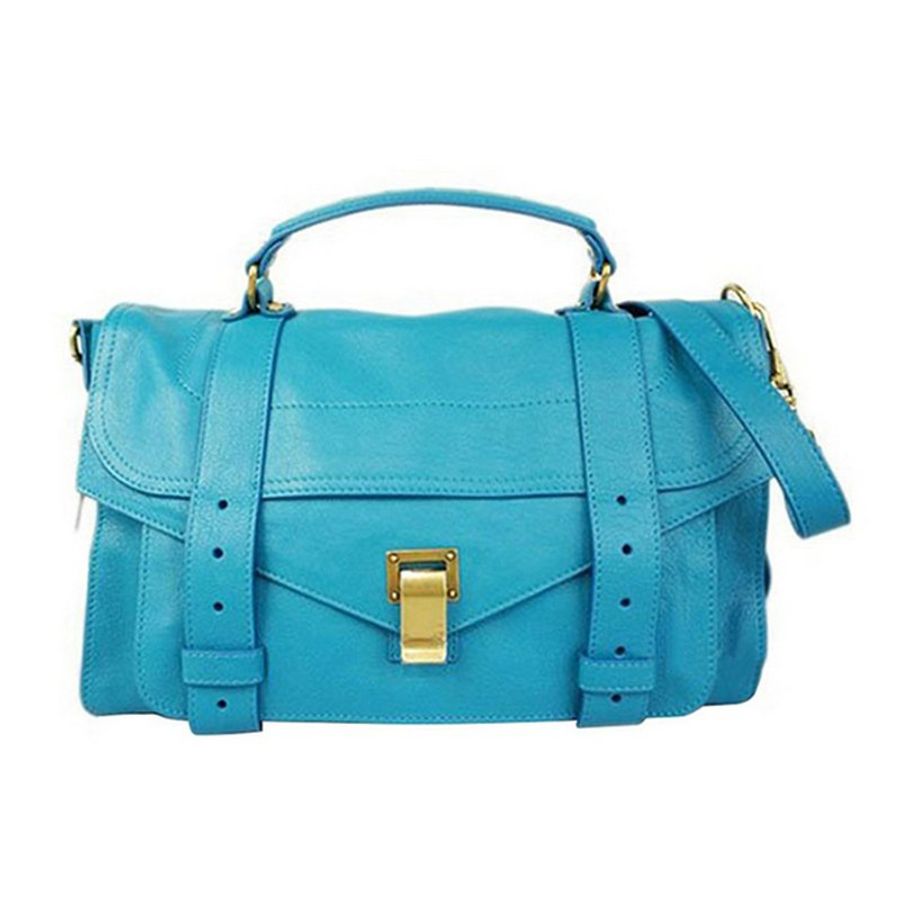 Proenza Schouler Ps1 Mandarin Medium Shoulder Bag for Unisex in Light Blue (H00002-L001B-5024)-0