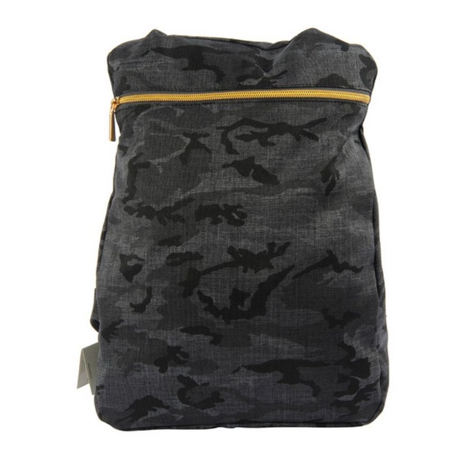 Mantico Zayno Backpack for Unisex in Black/Grey (1011-POLIESTER)-0