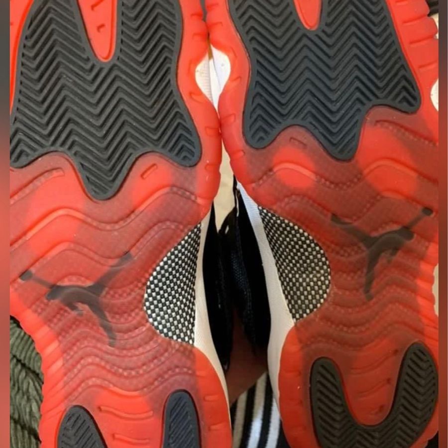 Nike Air Jordan 11 Retro Low 黑紅-1