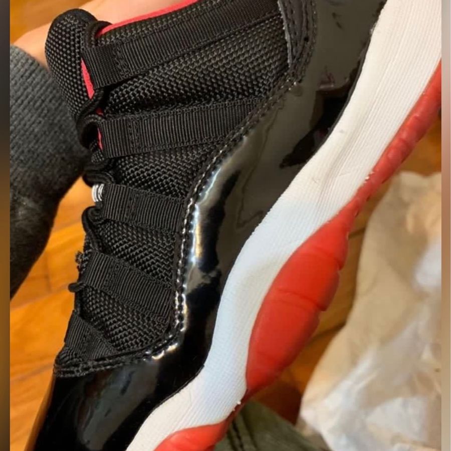 Nike Air Jordan 11 Retro Low 黑紅-4