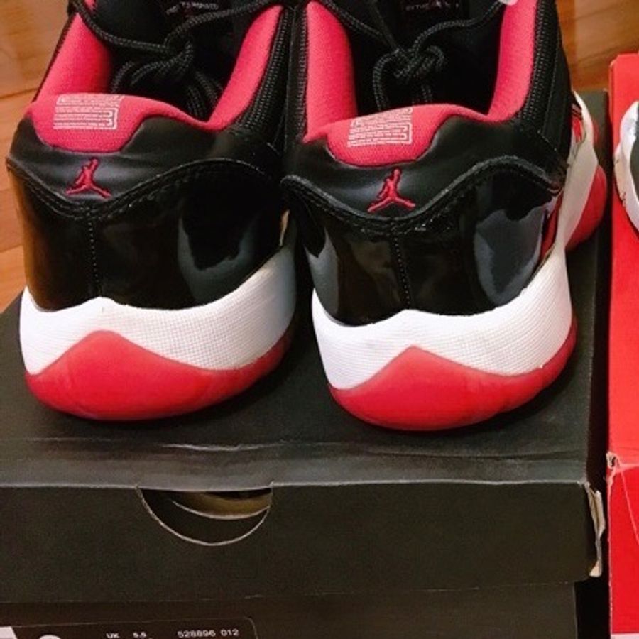Nike Air Jordan 11 Retro Low 黑紅-7