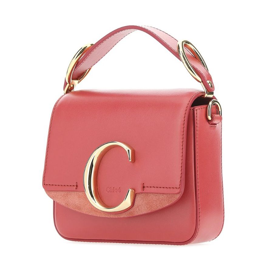Chloe Mini Chloé C Crossbody Bag for Women in Pink (CHC19US193A37-6AM)-1