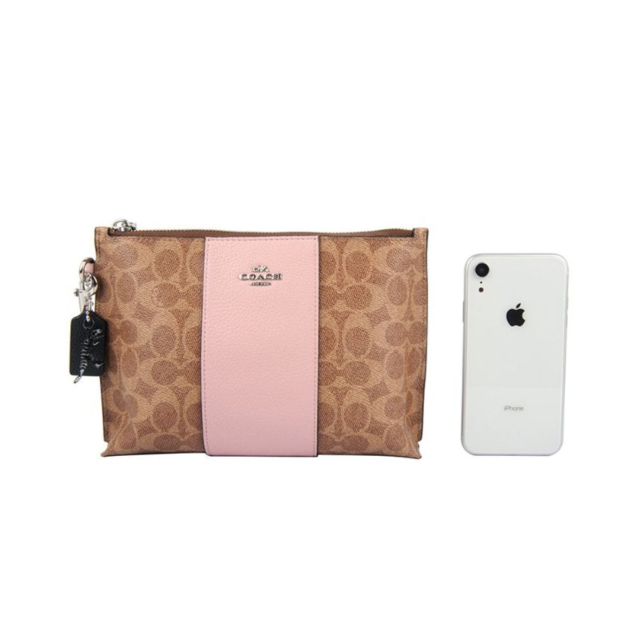 Coach Charlie Pouch Bag for Women in Pink (91775-LHQ63)-7
