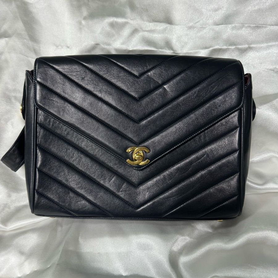 Chanel V Stitch Flap Bag-6