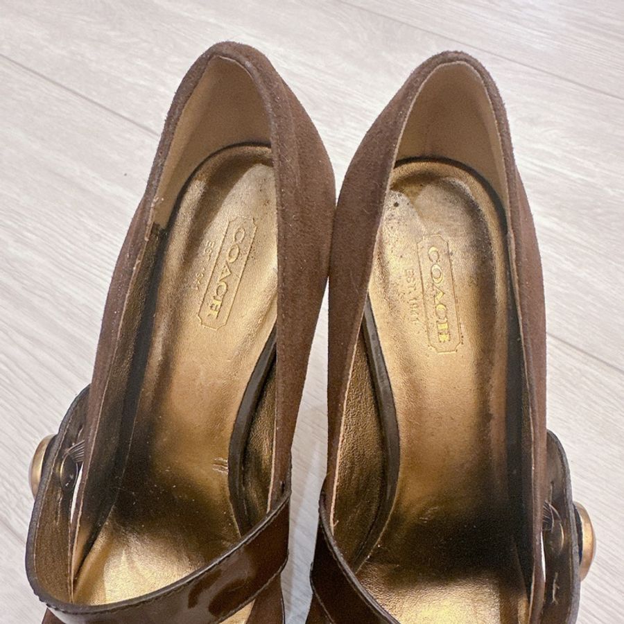 coach復古瑪莉珍鞋高跟鞋娃娃鞋7.5復古風vintage古著-10