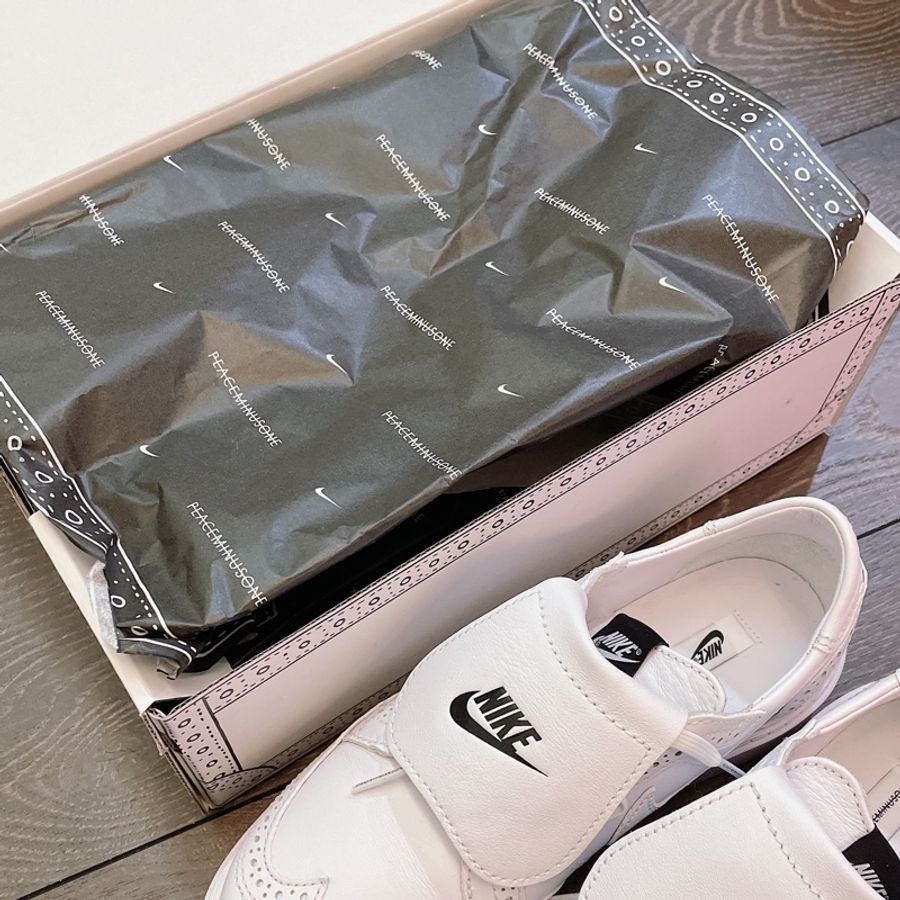 Nike KWONDO 1 PEACEMINUSONE WHITE GD聯名 小白鞋 us6.5-3