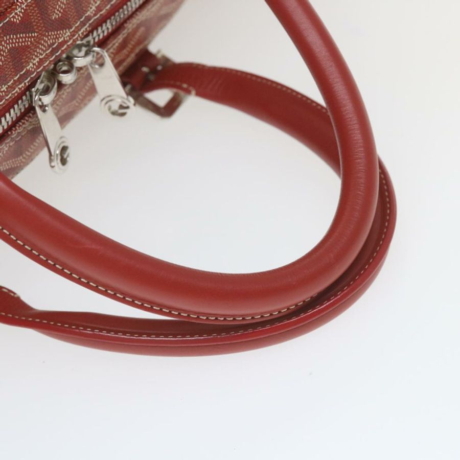 【日本直送】GOYARD Croix Jules 波士頓包 PVC 皮革紅色正品 ki3811A-6
