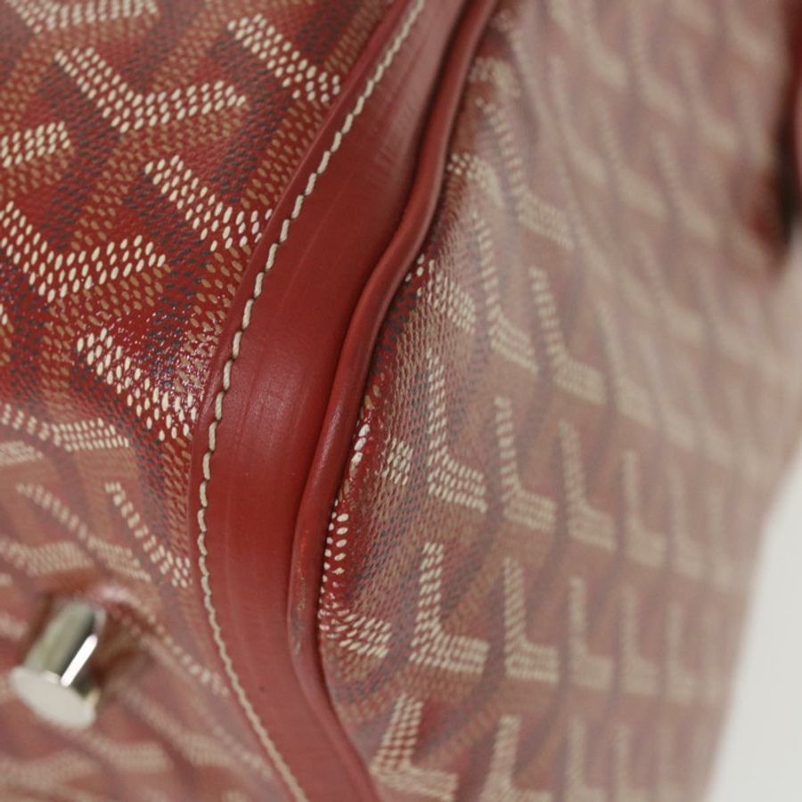 【日本直送】GOYARD Croix Jules 波士頓包 PVC 皮革紅色正品 ki3811A-16