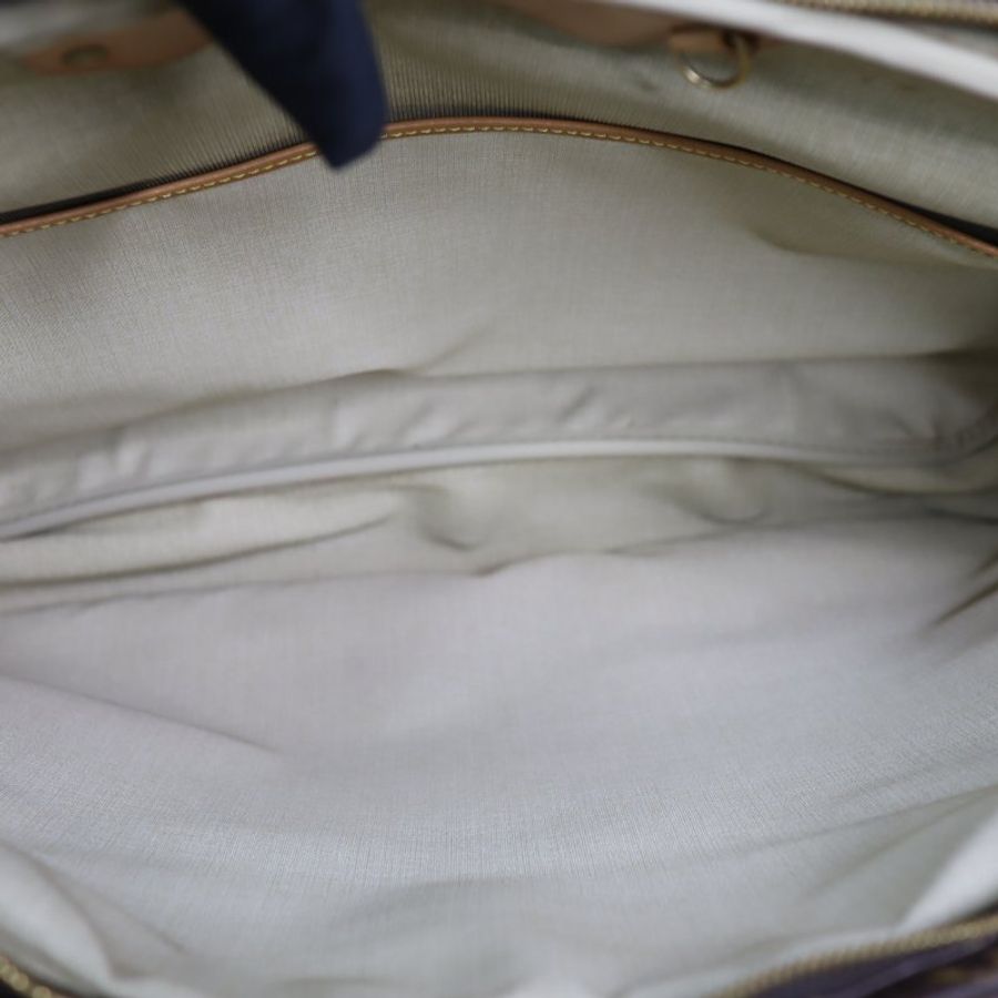 LV 原花老花 #1687大款大珍包旅行袋行李箱登機箱 Alize 24Heures Boston Travel Bag M41399 二手-14